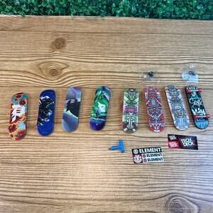 Bundle Of  8 Tech Deck Element Superbot Jaakko RARE Boards Finger Boards